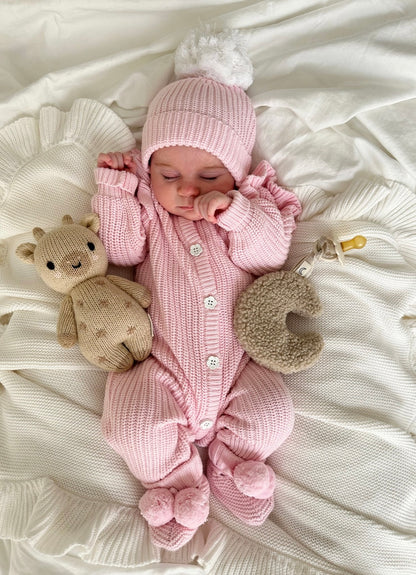 Thea With Love Frilly Pretty Pink Romper