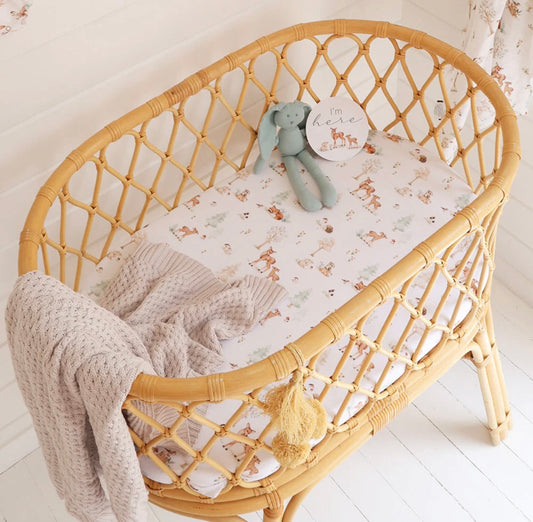 Snuggle Hunny Woodland Tales Bassinet / Change Pad Cover