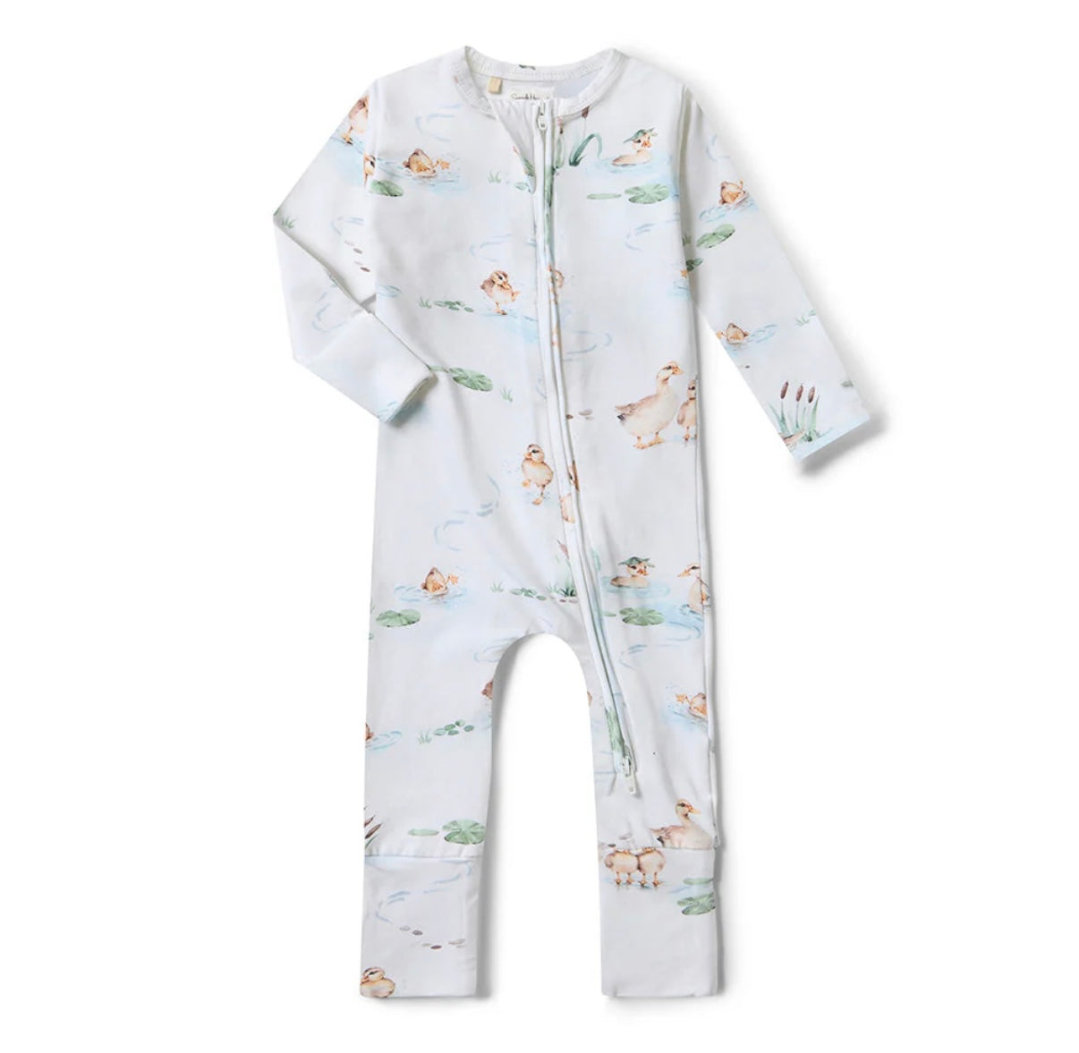 Snuggle Hunny Duck Pond Snugglesuit Convertible Romper