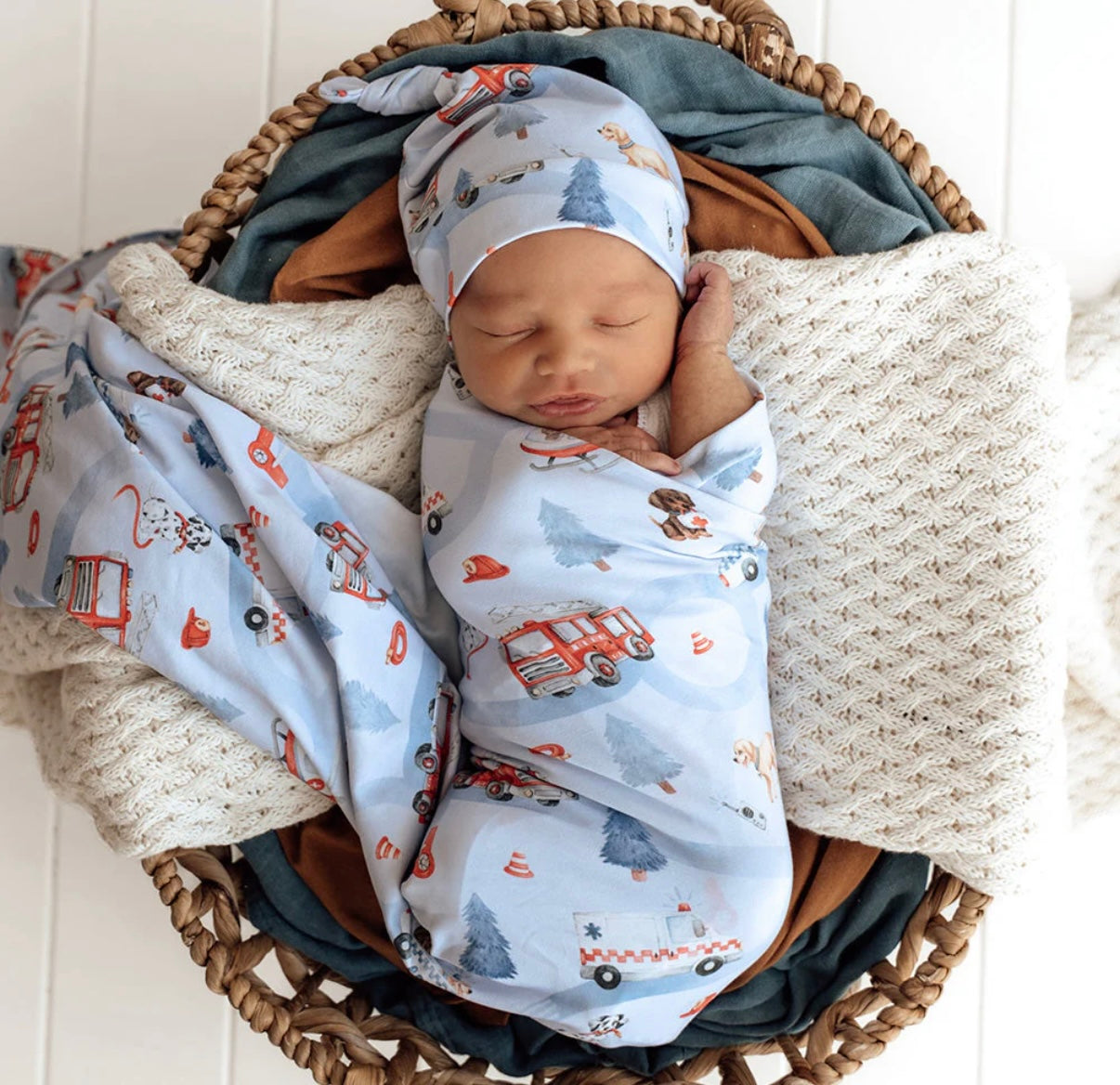 Snuggle Hunny Wrap & Beanie Set – Various