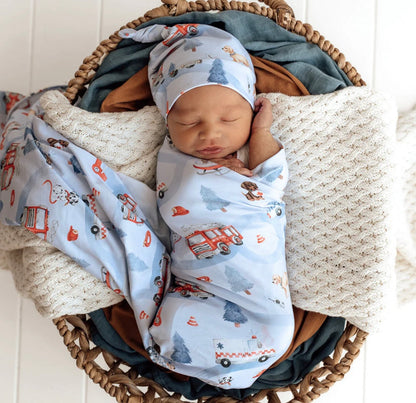 Snuggle Hunny Wrap & Beanie Set – Various