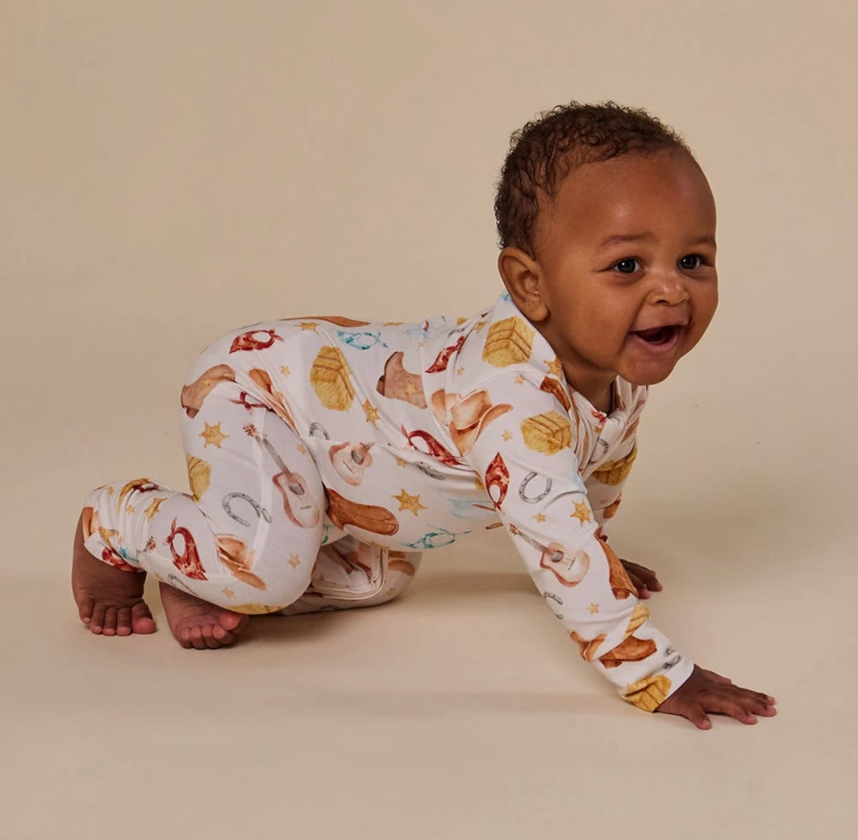 Snuggle Hunny Cowboys Snugglesuit Convertible Romper