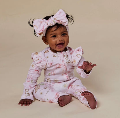 Snuggle Hunny Boots & Bows Snugglesuit Convertible Romper