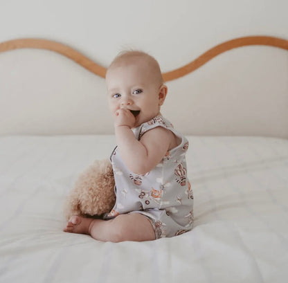 Aster & Oak Flying Friends Bubble Romper