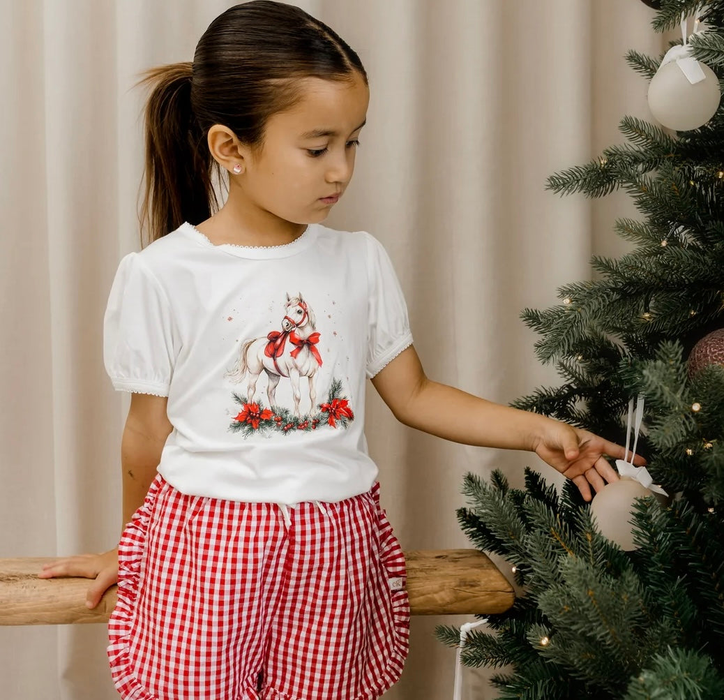 Confetti Kidz Mistletoe Starlight Pony Bamboo Tee