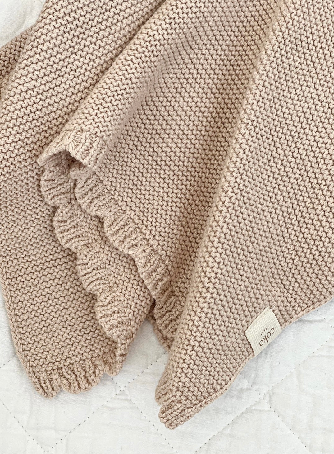 Coko Baby Heirloom Bunny Comforter Oat