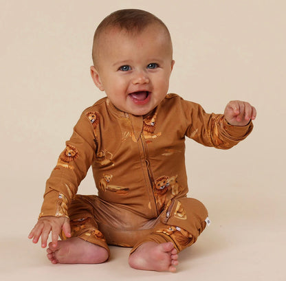 Snuggle Hunny Roar Snugglesuit Convertible Romper