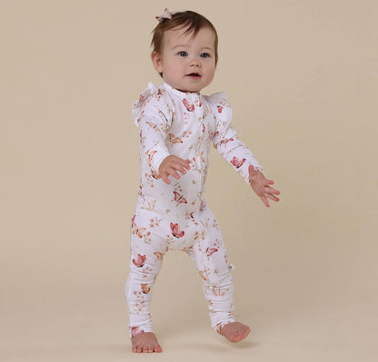 Snuggle Hunny Butterfly Snugglesuit Convertible Romper