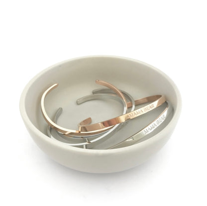 Mama Bear Bangle – Silver or Rose Gold