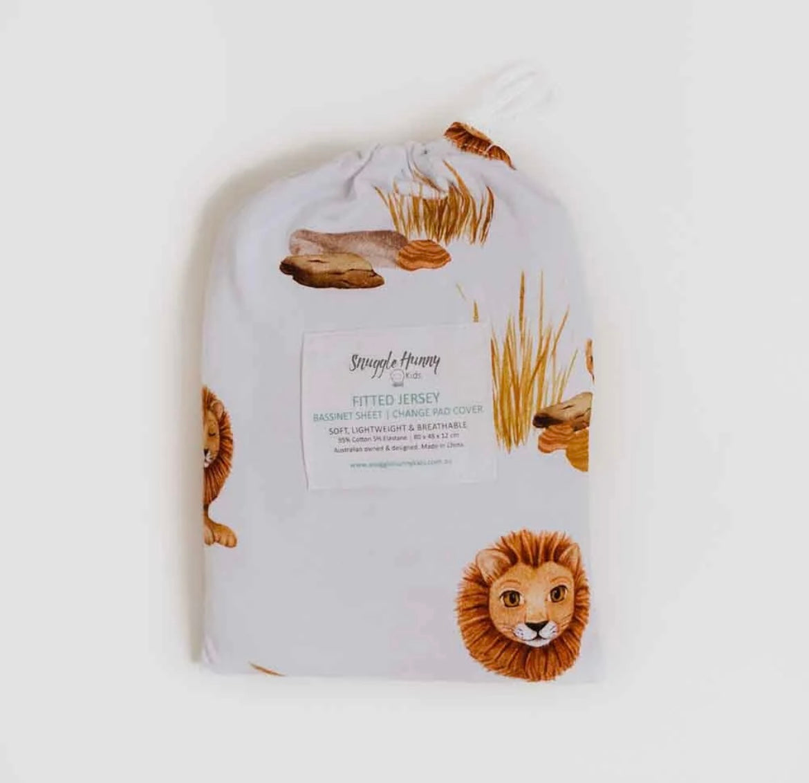 Snuggle Hunny Bassinet / Change Pad Cover Lion