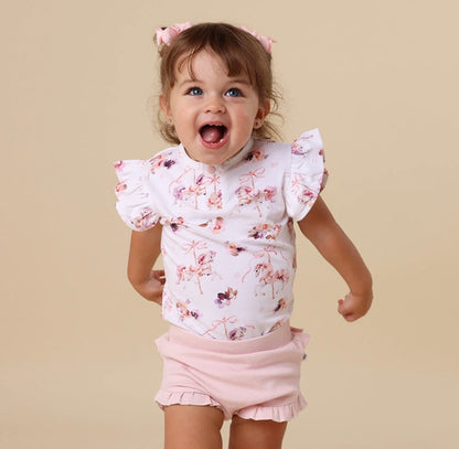Snuggle Hunny Carousel Short Sleeve Bodysuit