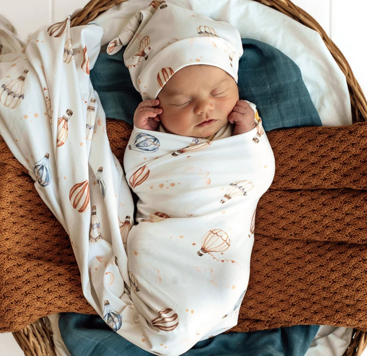 Snuggle Hunny Wrap & Beanie Set – Various