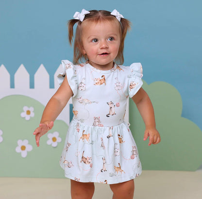 Snuggle Hunny Kittens Short Sleeve Dress