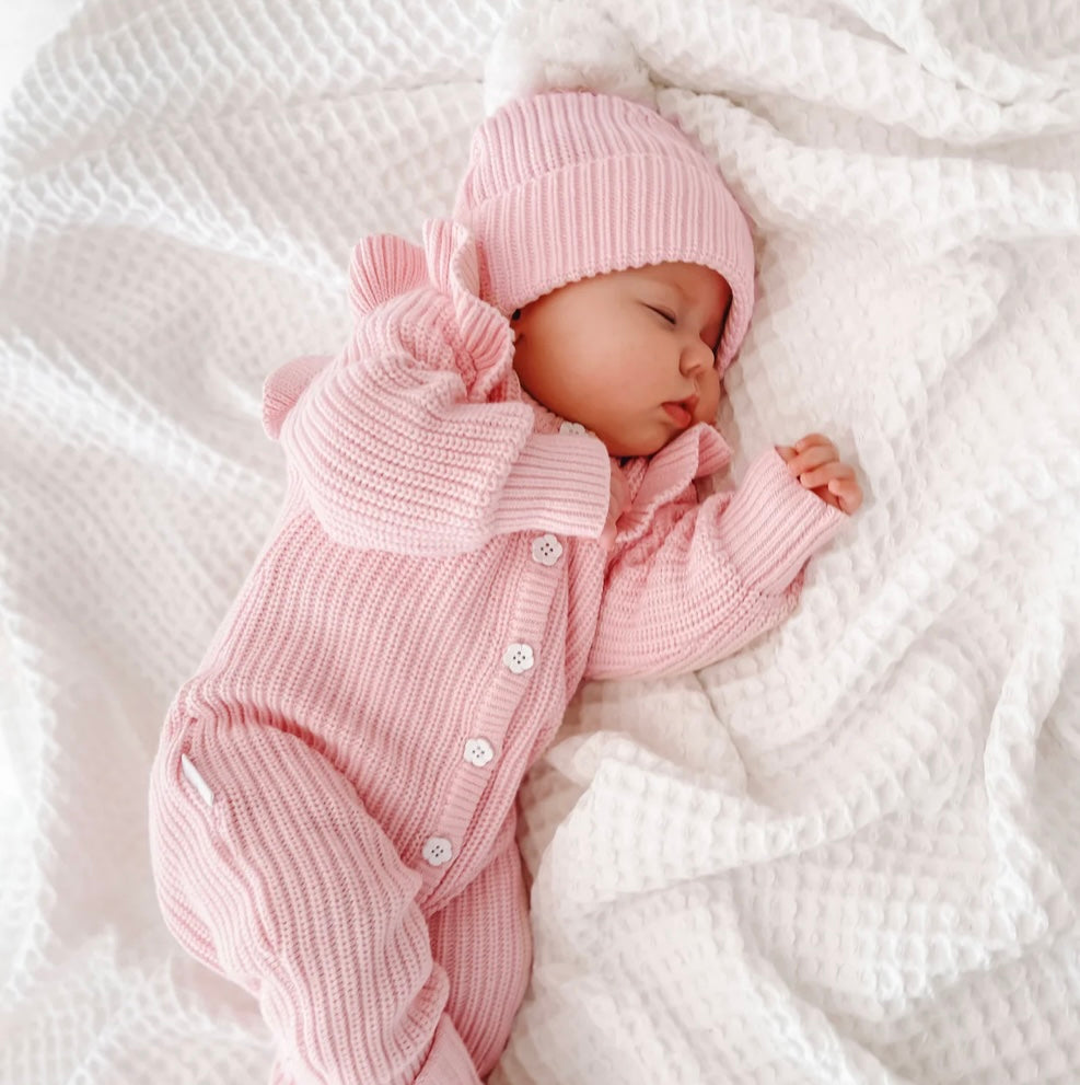 Thea With Love Frilly Pretty Pink Romper