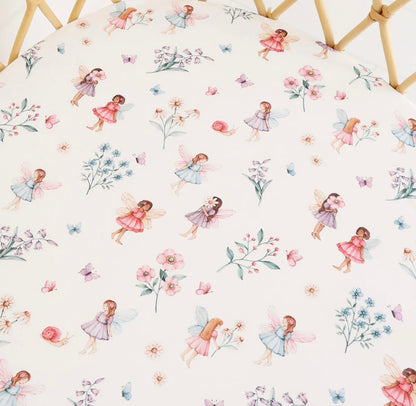 Snuggle Hunny Fairy Garden Bassinet / Change Pad Cover