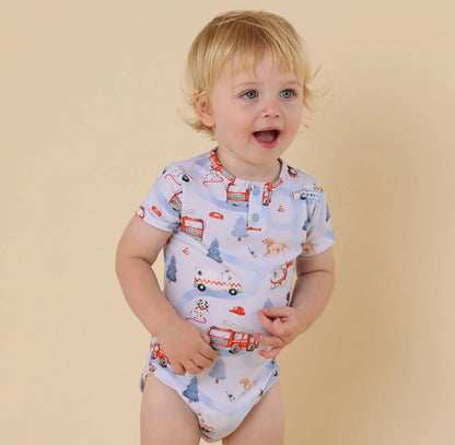 Snuggle Hunny To The Rescue Short Sleeve Bodysuit