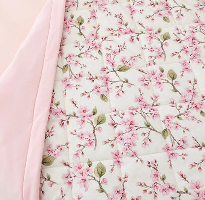 Snuggle Hunny Cherry Blossom Cot Comforter