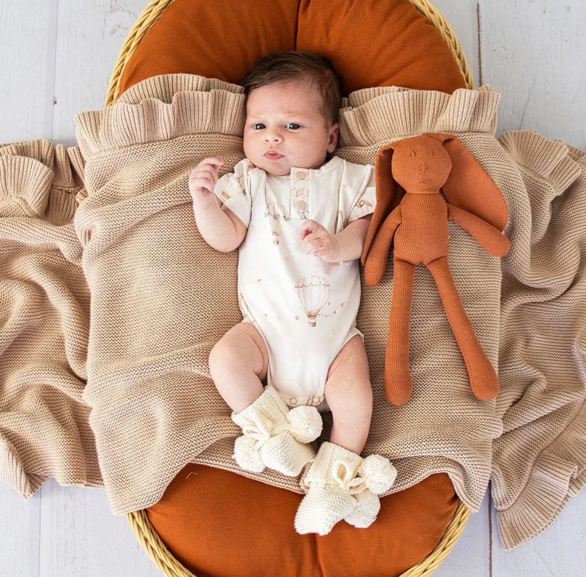 Snuggle Hunny Up & Away Short Sleeve Bodysuit