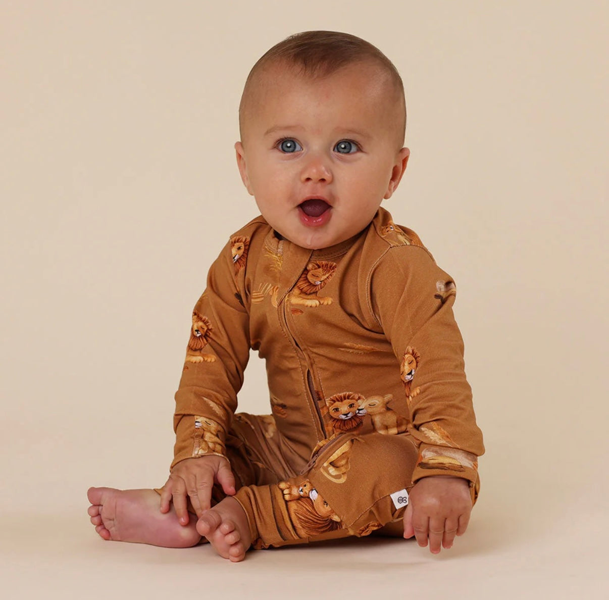 Snuggle Hunny Roar Snugglesuit Convertible Romper