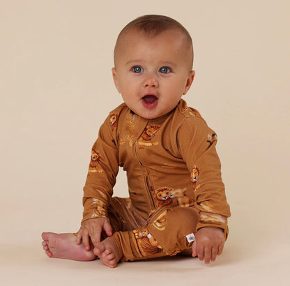 Snuggle Hunny Roar Snugglesuit Convertible Romper