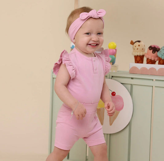 Snuggle Hunny Bubblegum Bike Shorts