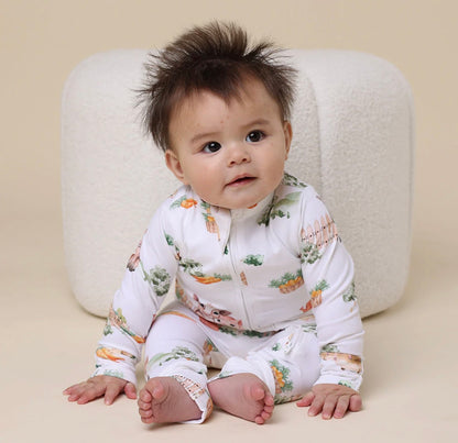 Snuggle Hunny Farm Snugglesuit Convertible Romper