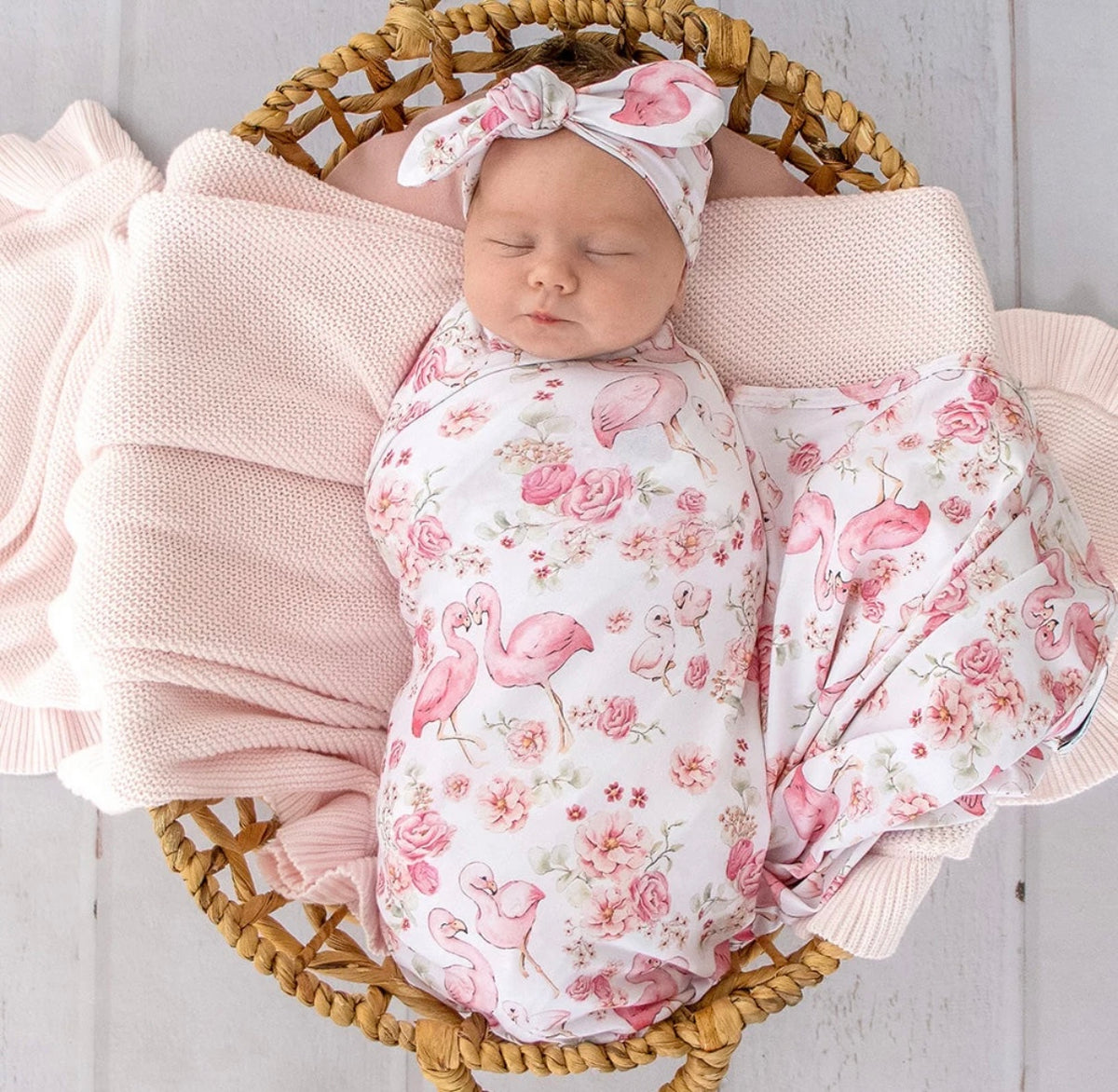Snuggle Hunny Wrap & Topknot Set – Various
