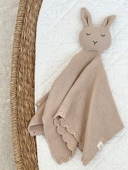 Coko Baby Heirloom Bunny Comforter Oat