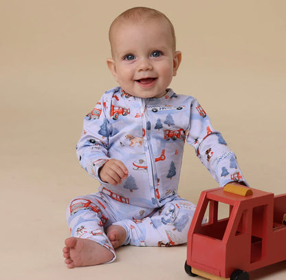 Snuggle Hunny To The Rescue Snugglesuit Convertible Romper