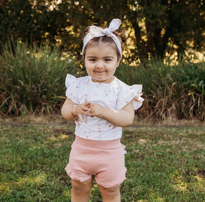 Snuggle Hunny Ballerina Short Sleeve Bodysuit