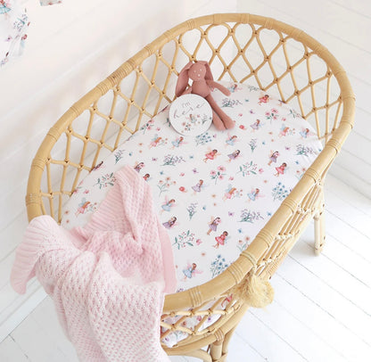 Snuggle Hunny Fairy Garden Bassinet / Change Pad Cover