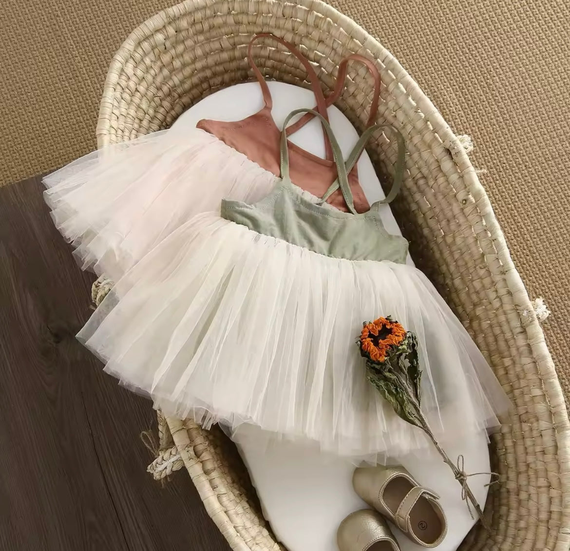 Tulle Tutu Dress Rust