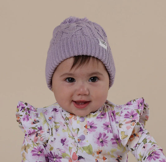Snuggle Hunny Knit Beanie Lavender
