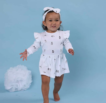 Snuggle Hunny Penguin Long Sleeve Dress