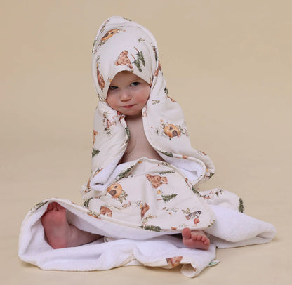 Snuggle Hunny Bears Hooded Towel