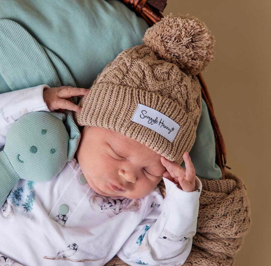 Snuggle Hunny Knit Beanie Hazelnut
