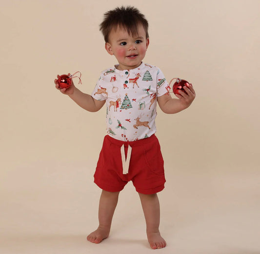 Snuggle Hunny Prancer & Friends Short Sleeve Bodysuit