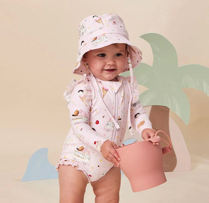 Snuggle Hunny Ice Creams Frill Swimsuit