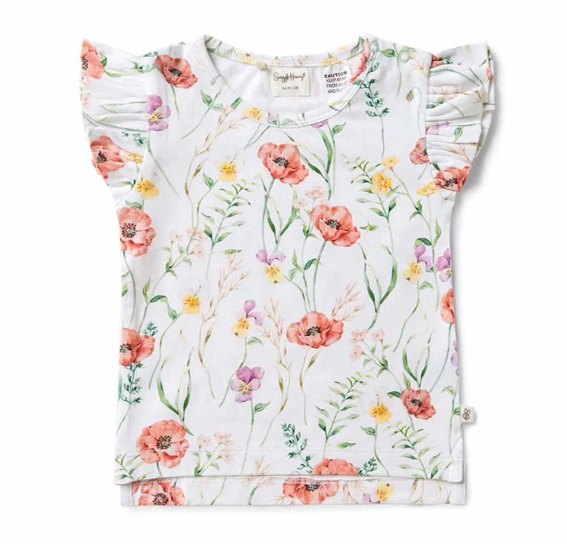 Snuggle Hunny Meadow T-Shirt with Frill