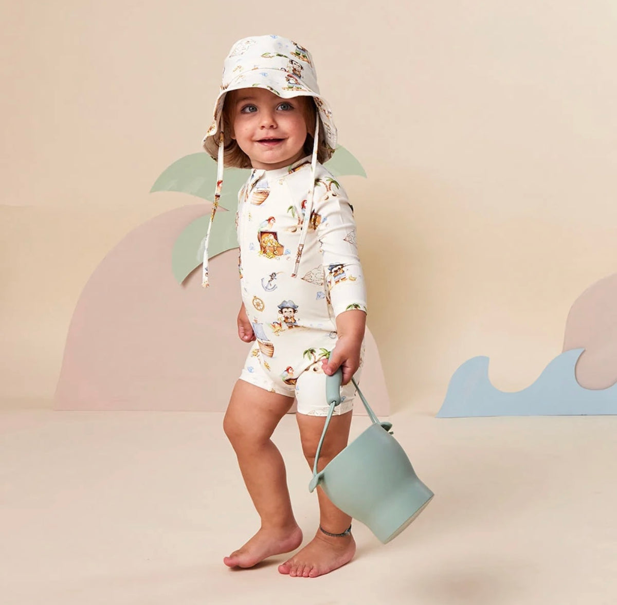 Snuggle Hunny Treasure Island Swim Shortie