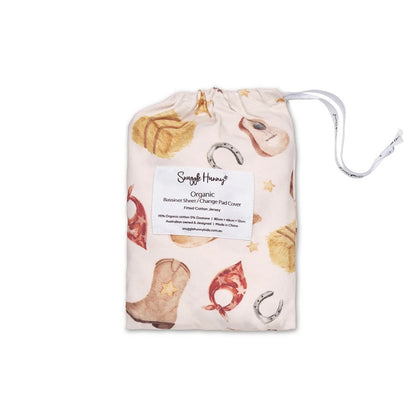 Snuggle Hunny Cowboys Bassinet / Change Pad Cover