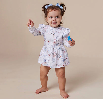 Snuggle Hunny Sweet Swallows Long Sleeve Dress