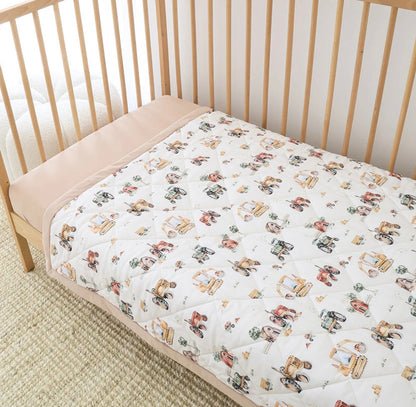 Snuggle Hunny Diggers & Tractors Cot Comforter