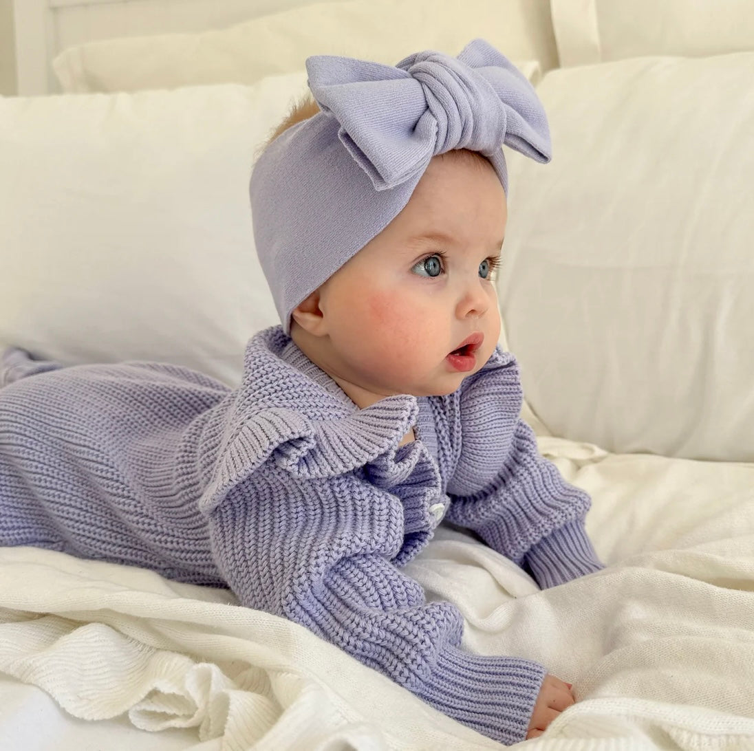 Thea With Love Frilly Lavender Romper