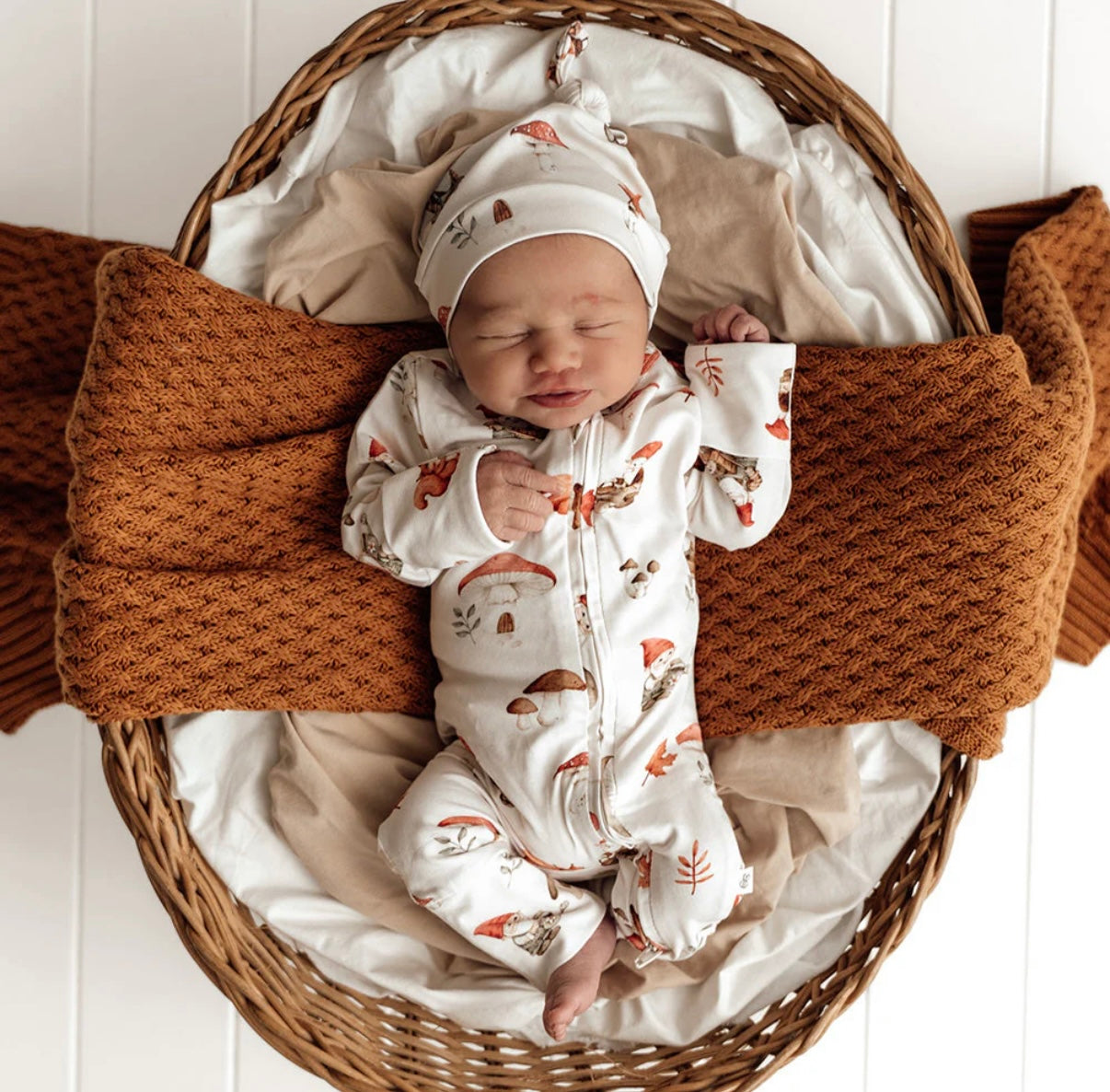 Snuggle Hunny Gnomes Snugglesuit Convertible Romper
