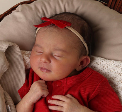 Snuggle Hunny Velvet Hair Bow Headband – Various