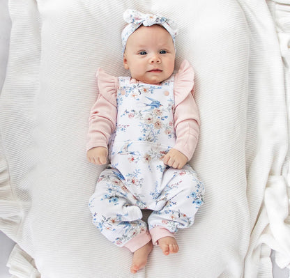 Snuggle Hunny Sweet Swallows Snuggle Overalls
