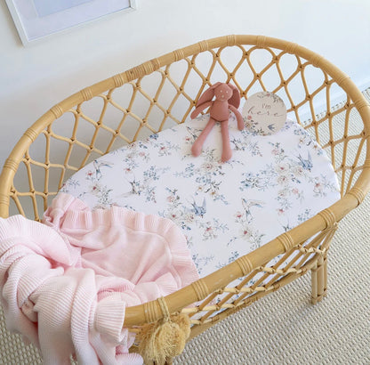 Snuggle Hunny Sweet Swallows Bassinet / Change Pad Cover