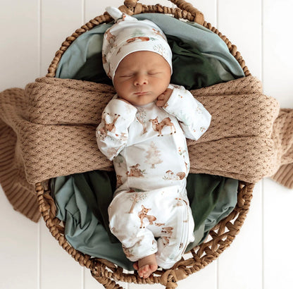 Snuggle Hunny Woodland Tales Snugglesuit Convertible Romper