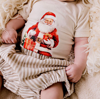 Confetti Kidz Vintage Santa Bodysuit